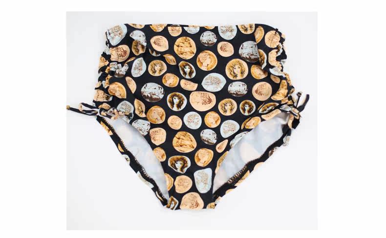 韩国bikini泳衣女钢托小胸聚拢高腰比基尼三件套分体性感温泉泳装