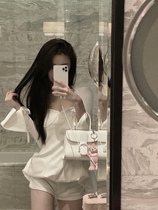 JoyingFeng (pure desire textbook) sexy age-reducing sling design sense niche wear summer two-piece set