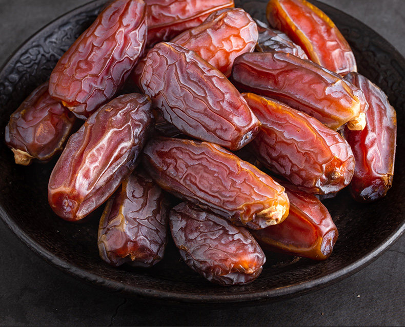 大漠盛宴 黑椰枣干500g 新疆黑椰枣沙特阿拉伯大枣蜜枣干果非蜜饯