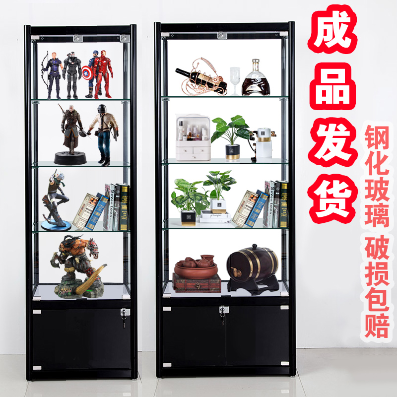 精品玻璃展示柜透明商用化妆品陈列柜手办模型玩具展柜礼品产品柜 Изображение 1 精品玻璃展示柜透明商用化妆品陈列柜手办模型玩具展柜礼品产品柜 Изображение 1
