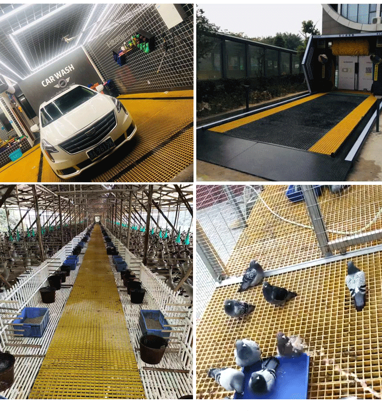 地格4网格玻璃钢树池厂栅地面格栅排水沟污水树盖板房店洗车s篦