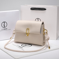 Hong Kong IT Niche Design Fashion 100 Hitch Genuine Leather Girl Bag Soft Leather Pet Single Shoulder Sloppy Satchel Bag