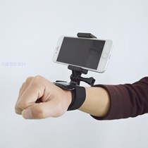 Suitable for GoPro hero9 DJI mobile phone clip bracket Shooting palm with selfie stick One machine Apple Huawei