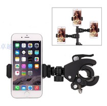 Anchor mobile phone live broadcast bracket Multi-function motorcycle self-propelled bicycle navigation mobile phone shelf clip rotates horizontally and vertically