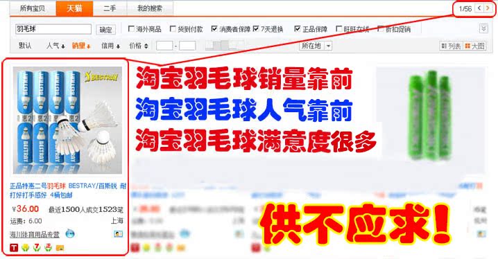 海川体育用品专营_Bestray/百斯锐品牌产品评情图