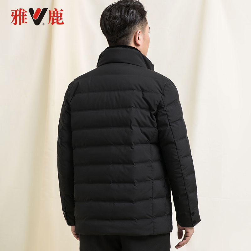 Yaloo 雅鹿 19年冬季新款 男式毛领羽绒服 天猫优惠券折后￥299包邮（￥599-300）3色可选