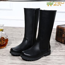 Adult Childrens Eighth Road Dance Shoes Shoes for Boys and Girls Shoes Black Performance Drama Boots