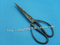 Chinese time-honored Shanghai Wang Dalong pure hand-forged long-head scissors home scissors large counter