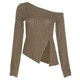#Sisjuly#vintage French vintage clavicle essence slanted shoulders slim long sleeves slim T-shirt women all-match show waist #Sisjuly#vintage French vintage clavicle essence slanted shoulders slim long sleeves slim T-shirt women all-match show waist