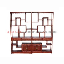 Solid wood Bogu rack Dobaoge antique display rack Tea display cabinet Elm Ming and Qing classical furniture factory direct sales
