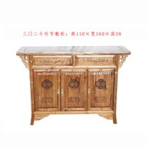 Chinese-style solid wood shoe cabinet carved storage cabinet foyer multi-layer rack retro furniture antique dining side cabinet customization