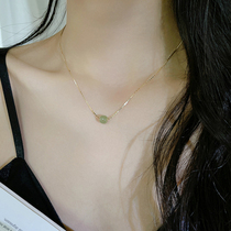 HANTAYUO ROCHER NEXT 2022 New female Summer Light Luxury Small 925 pure silver superior sense 18k gold collarbal bone