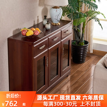 New Chinese dining side cabinet cabinet multifunctional modern minimal restaurant cabinet against wall locker household tea cabinet