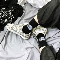 kaws socks xx2 double-tall tube stockings men and womens middle tube Skeleton Sports stockings socks Korean summer