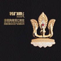 Rong Chao metal badge Su Lide brooch Inner Mongolia characteristic cultural elements creative suit jacket badge decoration