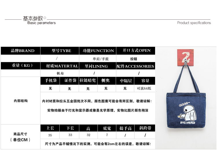 valentino購物包 2020新款韓版購物袋簡約卡通時尚牛環保購物袋帆佈包單肩手提包潮 valentino購物袋