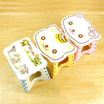 Stool plastic folding stool thickened version Portable childrens small stool plastic fishing stool portable