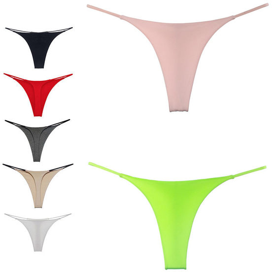 New double-layer thin strapless thong fitness low-waist bikini trunk women's T-shaped underwear
New double-layer thin strapless thong fitness low-waist bikini trunk women's T-shaped underwear