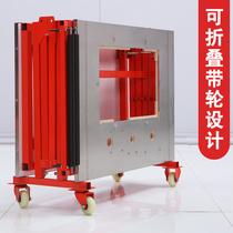 Woodwork saw Table track dust-free child saw folding flip-chip saw lifting small push multi-function table