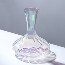 UK Rainbow Decanter Home Crystal Glass Dreamy Red Wine Apple Cup High-footed Wine Decanter Wine Kit