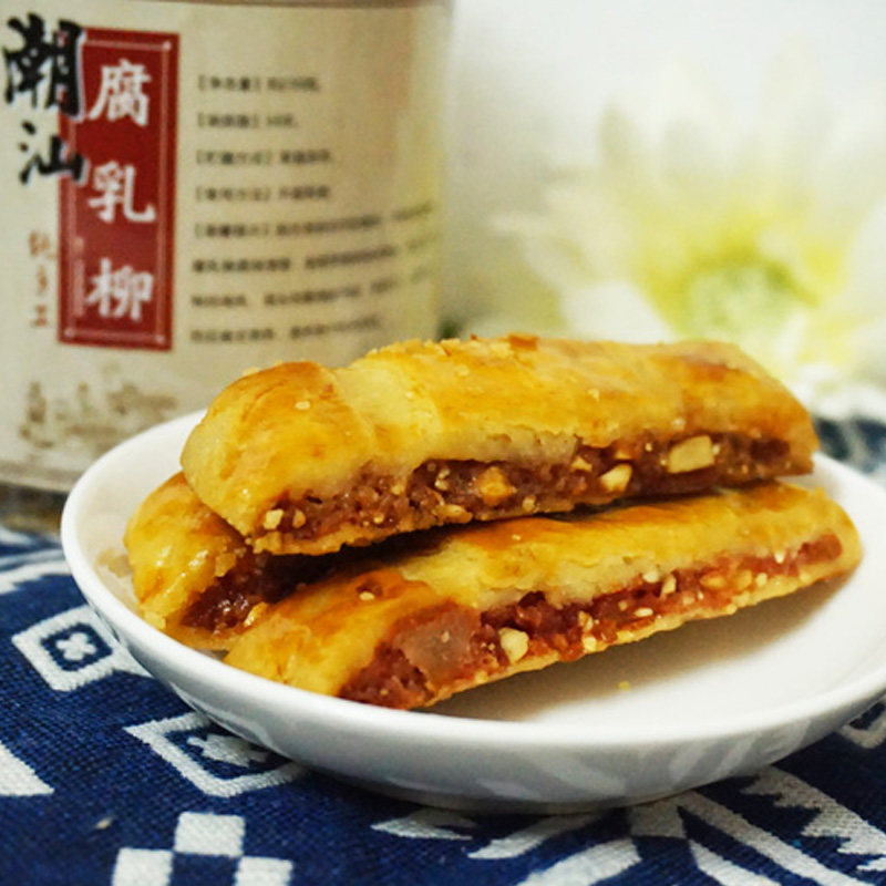 潮汕潮州特产南乳饼香脆蒜香腐乳柳腐乳饼咸香腐乳条点心零食茶点