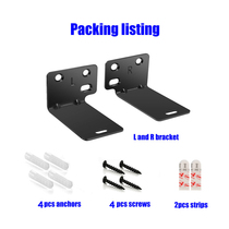 Pass for LG Samsung Sony Sony Pioneer Panasonic Family Cinema Strip Back Soundwall Sound Wall Sound Wall Rack Wall-mounted Bracket