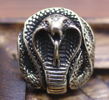 手工皮具纯黄铜装饰扣财布扣眼镜蛇扣包扣diy古着养牛