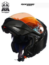 Marushin Marushin Carbon Fiber Unveiled Armor B10 Motorcycle Helmet All Season Universal