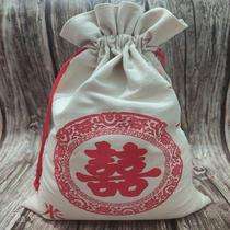 Wedding and wedding supplies the woman marries the five generations of the same family the red carpet mat the red sack rice bag