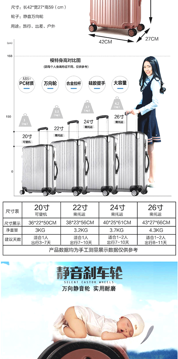 卡地亞男 COOTTE 卡緹拉桿箱行李箱男萬向輪旅行箱女密碼箱包20寸登機皮箱 卡地亞男士包