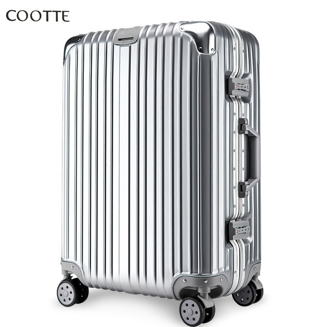 Luggage aluminum frame trolley case universal wheel female suitcase male 20 password box 24 student 26 luggage 22 inch Luggage aluminum frame trolley case universal wheel female suitcase male 20 password box 24 student 26 luggage 22 inch