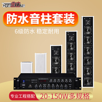 Tianlai Jinli Zhiyin T5 outdoor outdoor sound column constant pressure waterproof suit Store high-power campus hotel Wall-mounted sound Ceiling speaker Shop active speaker Public address system