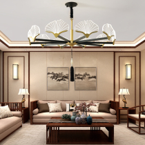 New Chinese chandelier Creative living room lights Retro stairs Dining room Bedroom lamps Classical tea room ancient style lighting