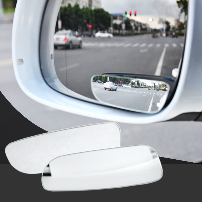 Car Rear Mirror Small Round Mirror 360 Degrees High Definition Adjustable Wide Angle Trolley Reflective Blind Area Assisted Rear-view Mirror God