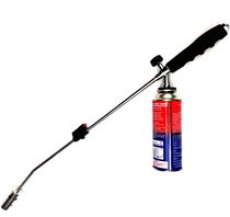 Extended cassette spitfire gun head Butane gas portable ignition gun Blowtorch Anti-bacterial weeding and burning hair lighter flame gun