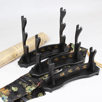 Wooden sword stand Baibingtang sword stand all kinds of swords universal sword stand living room and commercial ornaments