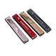 24-hole harmonica untuned ຄໍາ, ເງິນ, ສີດໍາແລະສີແດງສີ່ສີເດັກນ້ອຍແລະນັກຮຽນຫຼີ້ນສອງແຖວ double grid harmonica toy ສົ່ງຟຣີ