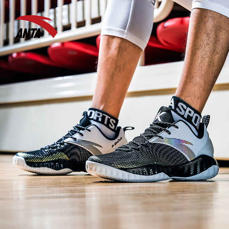 anta/安踏男鞋篮球鞋2018秋冬季汤普森kt学生战靴霸道缓震运动鞋