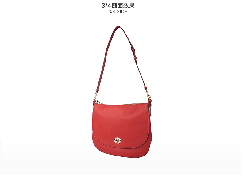 coach女包馬毛包 COACH 蔻馳女包 2020春夏女士單肩手提斜挎包 馬鞍包36762 coach女包