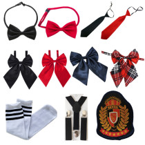 Childrens performance accessories boy bow tie girl flower knot student bow tie tie tie clip socks