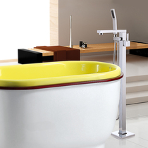 German contemporary bathroom high-end all copper floor-to-ceiling bathtub faucet luxury sitting hot and cold water shower shower faucet