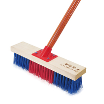 Lanshi wood long handle floor brush cleaning brush bristle bathroom brush floor brush marble brush 30cm brush head