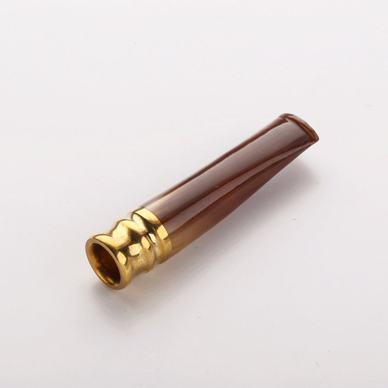 黄铜烟嘴头循环清洗 烟嘴配件过滤器烟头清洗可拆型铜烟嘴头