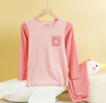 Red Bean Autumn Winter New Pin rome soft children autumn clothes boys and girls warm underwear AN109 110