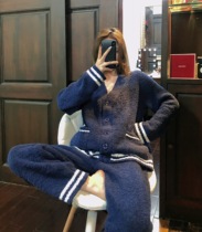 Sandro Mocoloni Coral Suede Thickened Pyjamas Maidresses Big Yard warm and relaxed Home clothes can be worn out