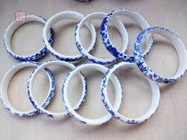 Blue and white porcelain bracelet ceramic bracelet bracelet female ceramic first jewelry Jingdezhen