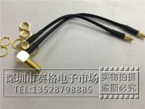 SMA female elbow (internal thread inner hole to MMCX male straight head connecting line RG174 line SMA-KW MMCX-J