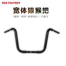 NEO FACTORY Harley Moto Modified Handlebar Variable DIAMETER High HANDLE Vintage 13 inch Sportsman Dana Soft TAIL