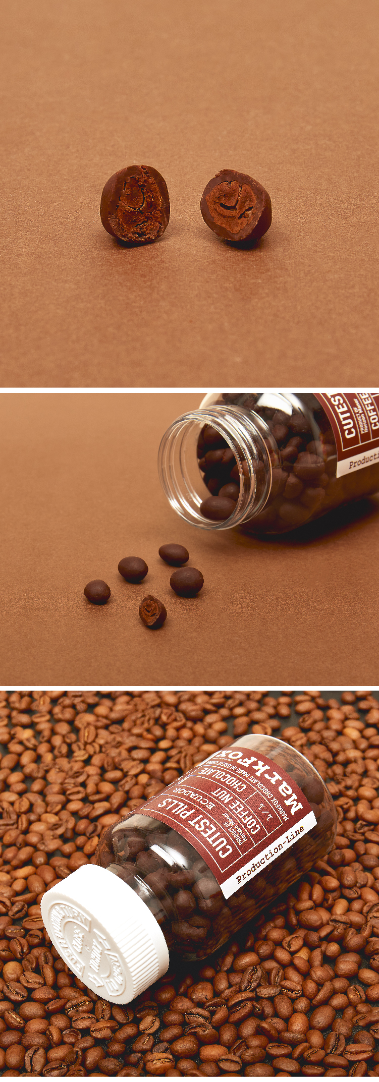 可可狐咖啡豆夹心巧克力办公休闲零食