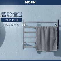 Morn Electric Hot Towel Rack Stainless Steel Towel Bar Toilet Wall-mounted Intelligent Drying Rack Heating Woolen Towel Rack
